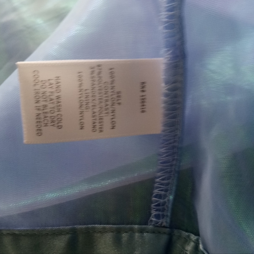 Fashion Nova Iridescent Blue Jacket - Picture 8 of 8